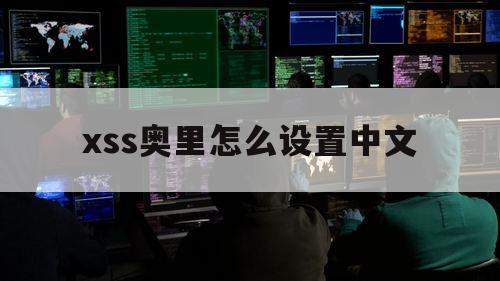 xss奥里怎么设置中文的简单介绍