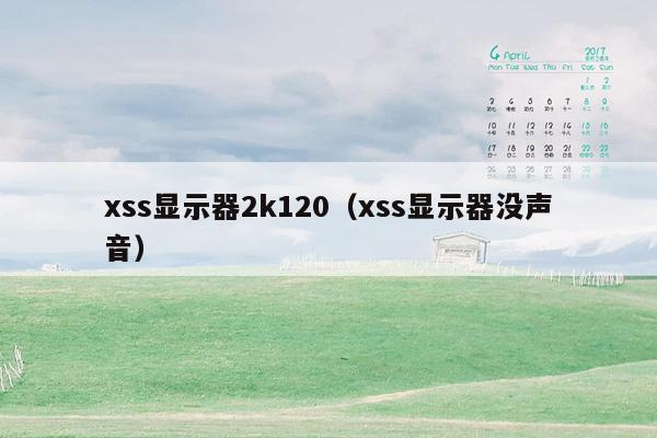 xss显示器2k120（xss显示器没声音）
