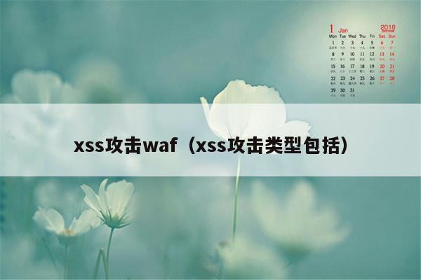 xss攻击waf（xss攻击类型包括）