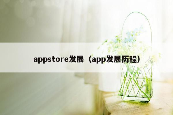 appstore发展（app发展历程）