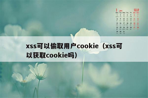 xss可以偷取用户cookie（xss可以获取cookie吗）